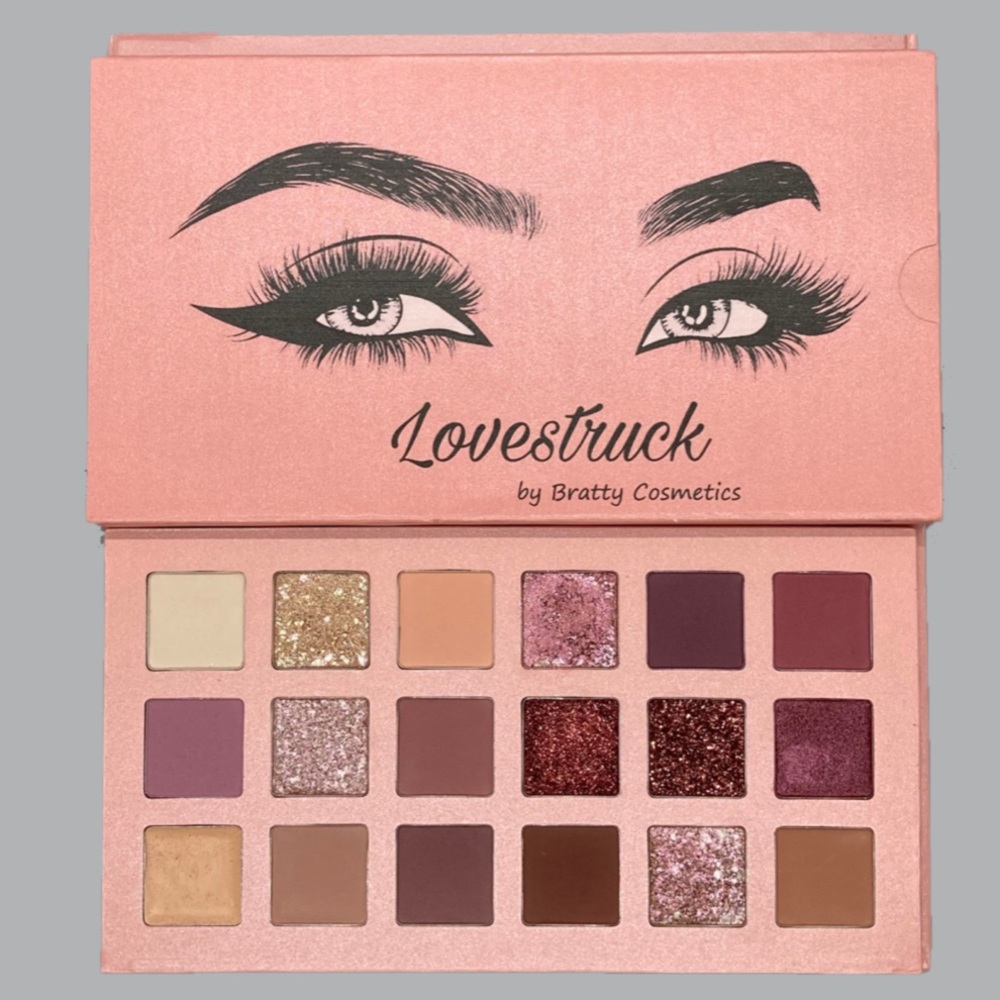 Lovestruck Brat by Bratty Cosmetics Eyeshadow Pallette